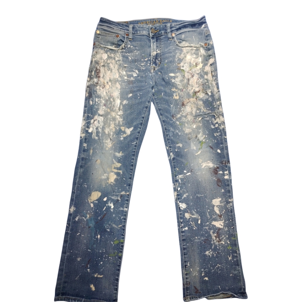Authentic Painters Pants American Eagle Original Bootcut Extreme Flex SZ:31x30